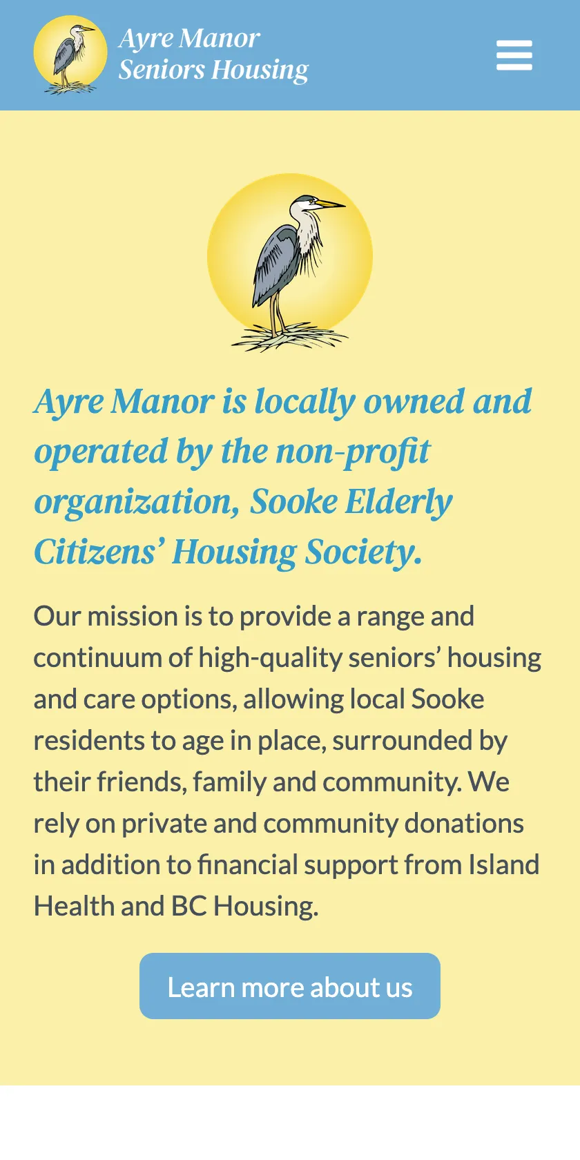 Ayre Manor Website Mobile Website Design