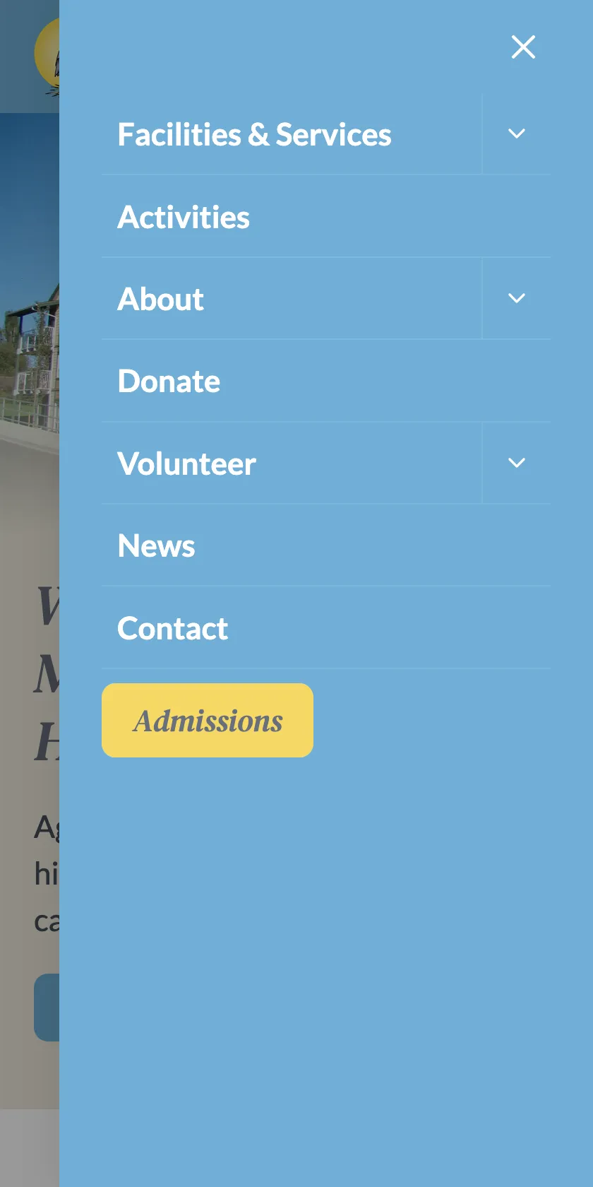 Ayre Manor Website Mobile Website Design