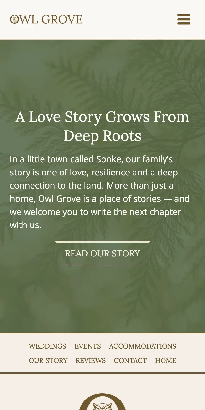 Owl Grove Mobile Website Design Sooke