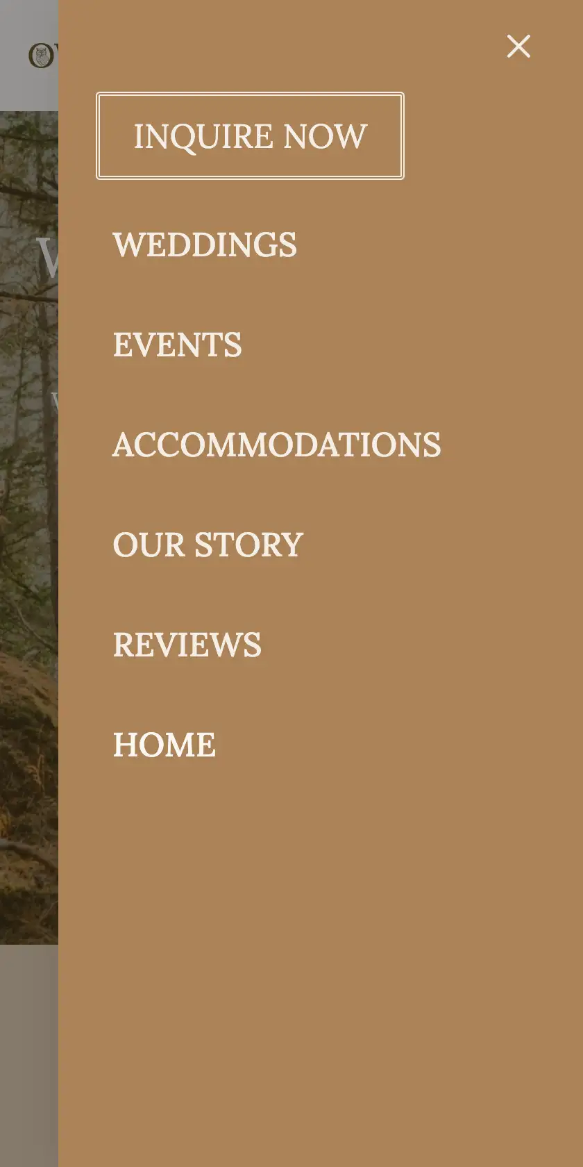 Owl Grove Mobile Navigation
