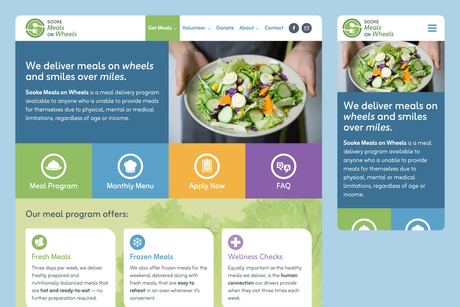 Sooke Meals on Wheels - Brand & Website Design